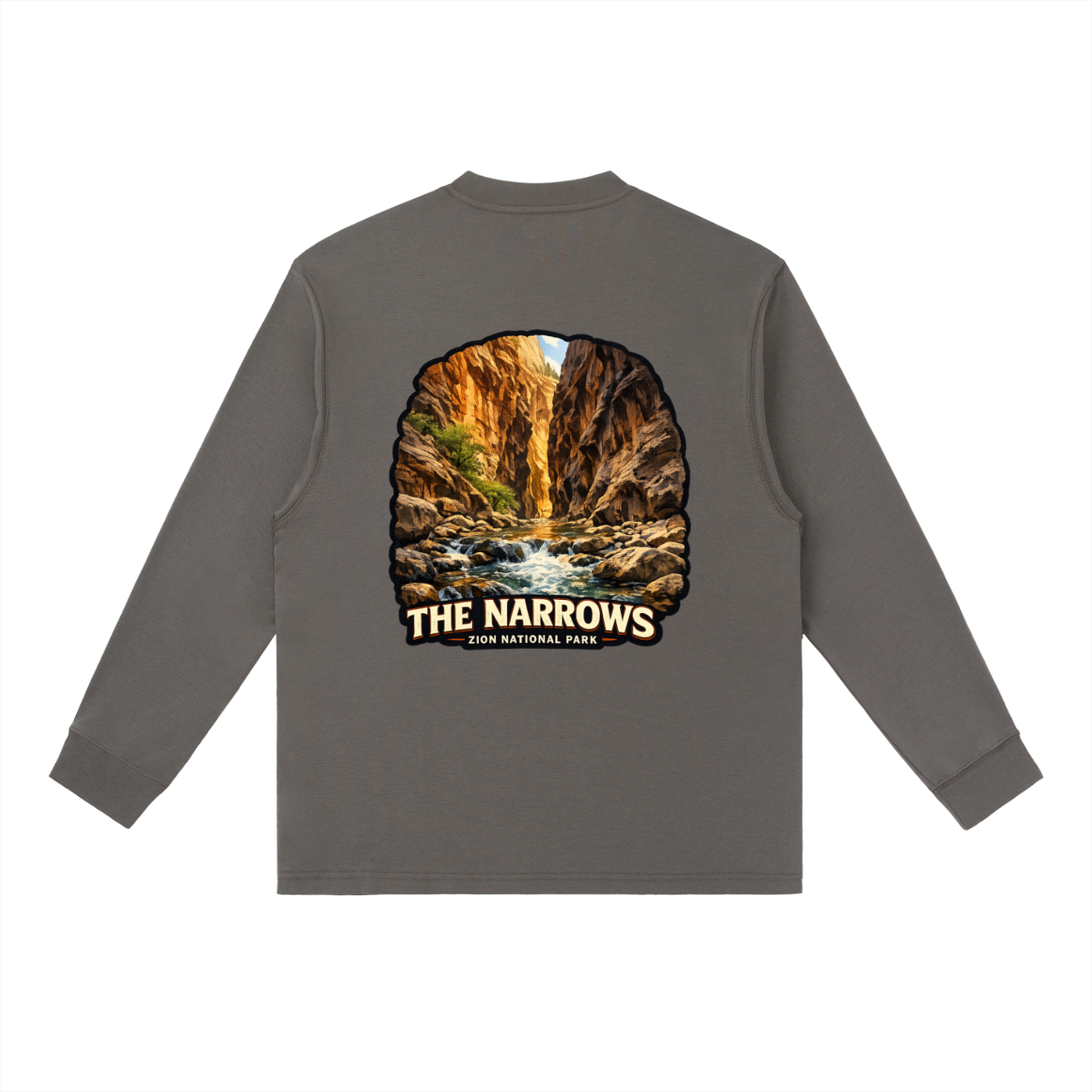 The Narrows Zion National Park " I did'um" Unisex long sleeve T-Shirt   |    Zion hiking adventure Tee