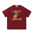 "Watcha Lookin' @!!" Custom Graphic T-Shirt | Slinky-Eye Orange Persian Cat