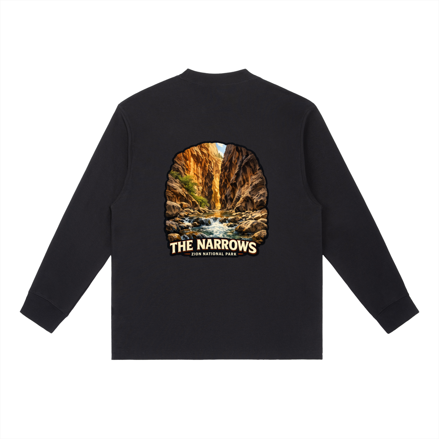 The Narrows Zion National Park " I did'um" Unisex long sleeve T-Shirt   |    Zion hiking adventure Tee