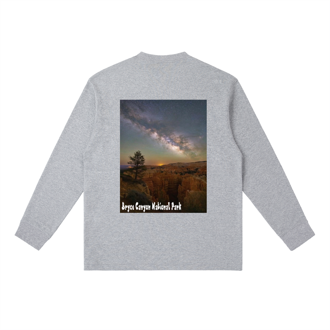 Bryce Canyon Milky Way Long Sleeve T Shirt  |   National Parks Dark Sky Collection