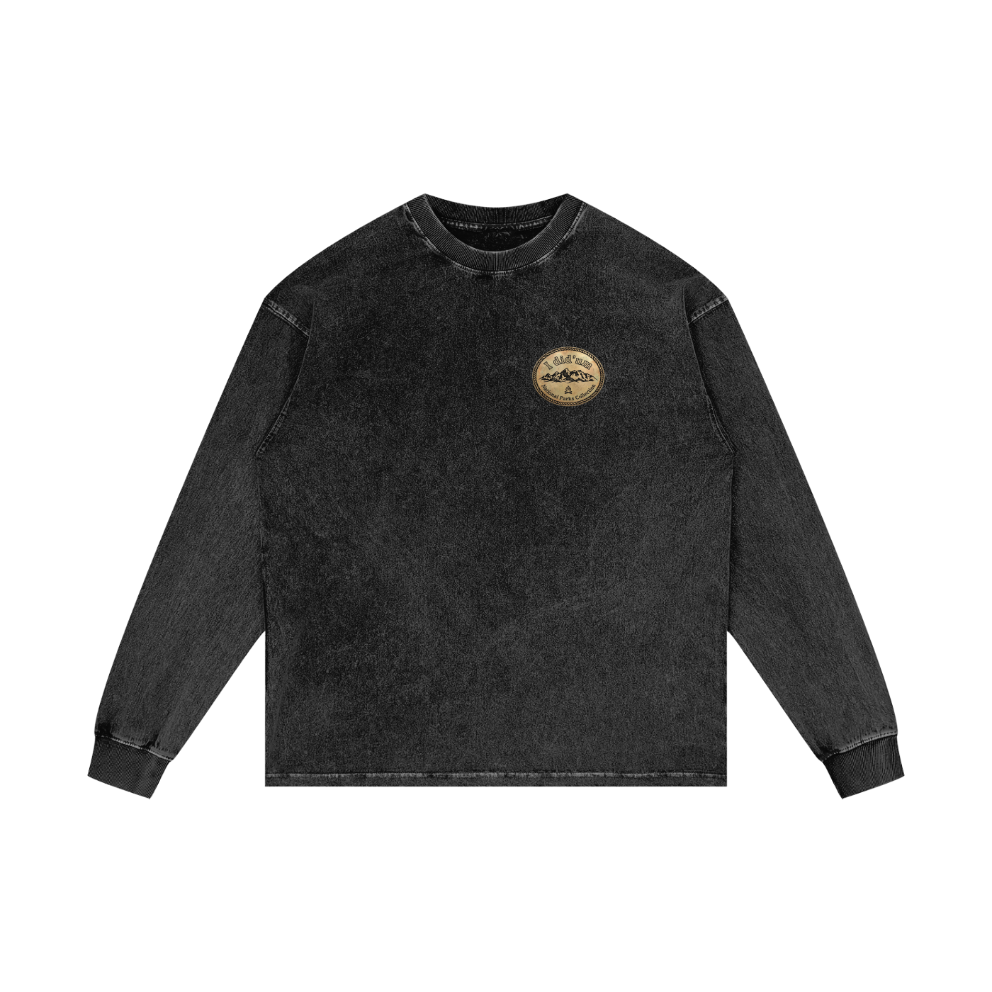 The Narrows  |  "I did'um"  National Parks Collection  |  Acid Wash Oversize Long Sleeve T-Shirt