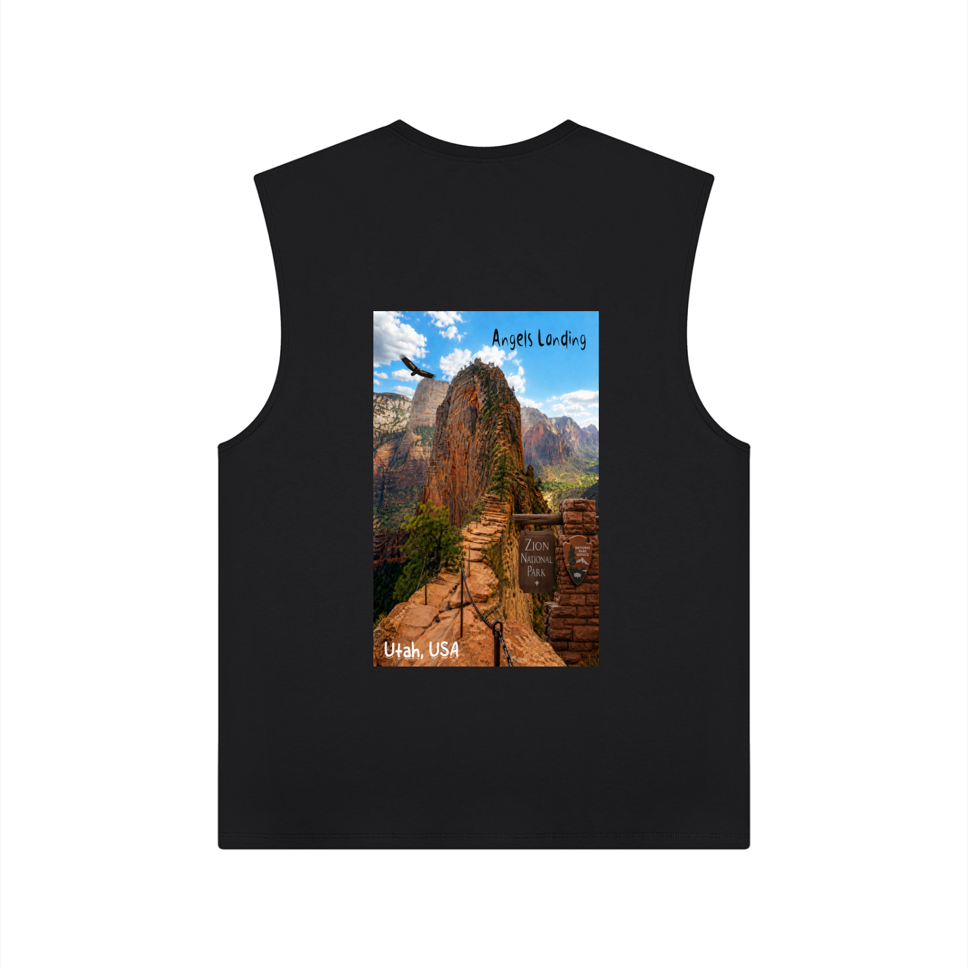 Angels Landing  |    I did'um National Parks Collection  |   Men's performance tank top