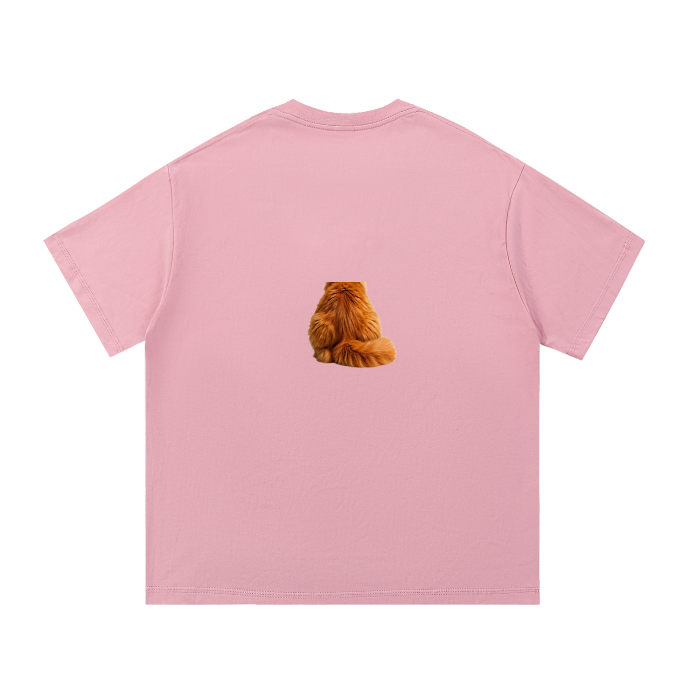 "Watcha Lookin' @!!" Custom Graphic T-Shirt | Slinky-Eye Orange Persian Cat