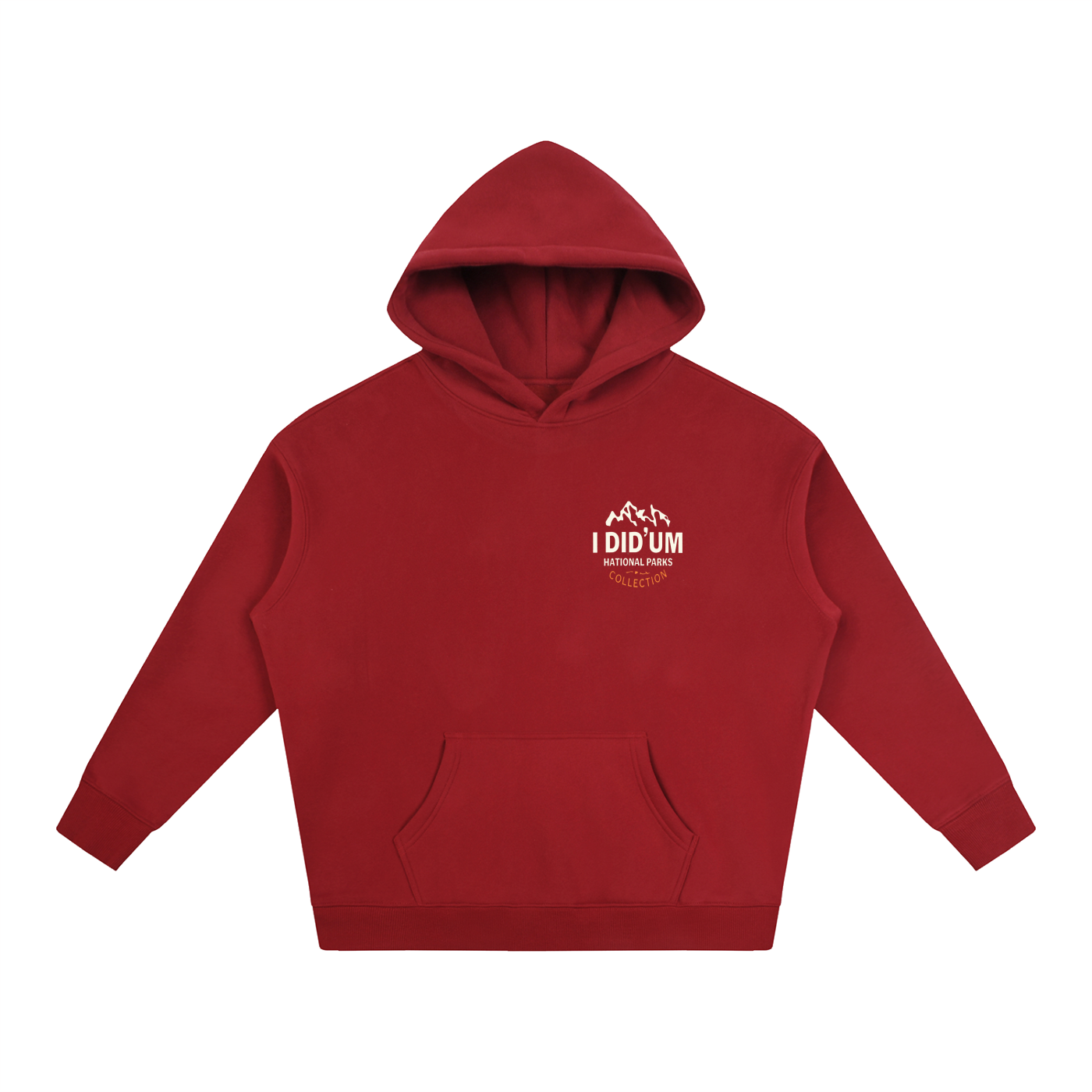 Angels Landing |  I did'um National Parks Collection  |  Oversize Fleeced Zip Up Hoodie