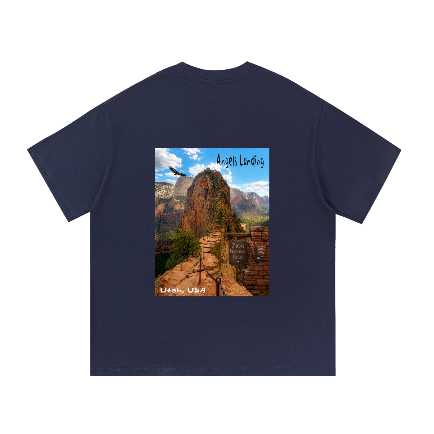 Angles Landing |  "I did'um" National Parks Collection  |   100% Cotton Short Sleeve T-Shirt