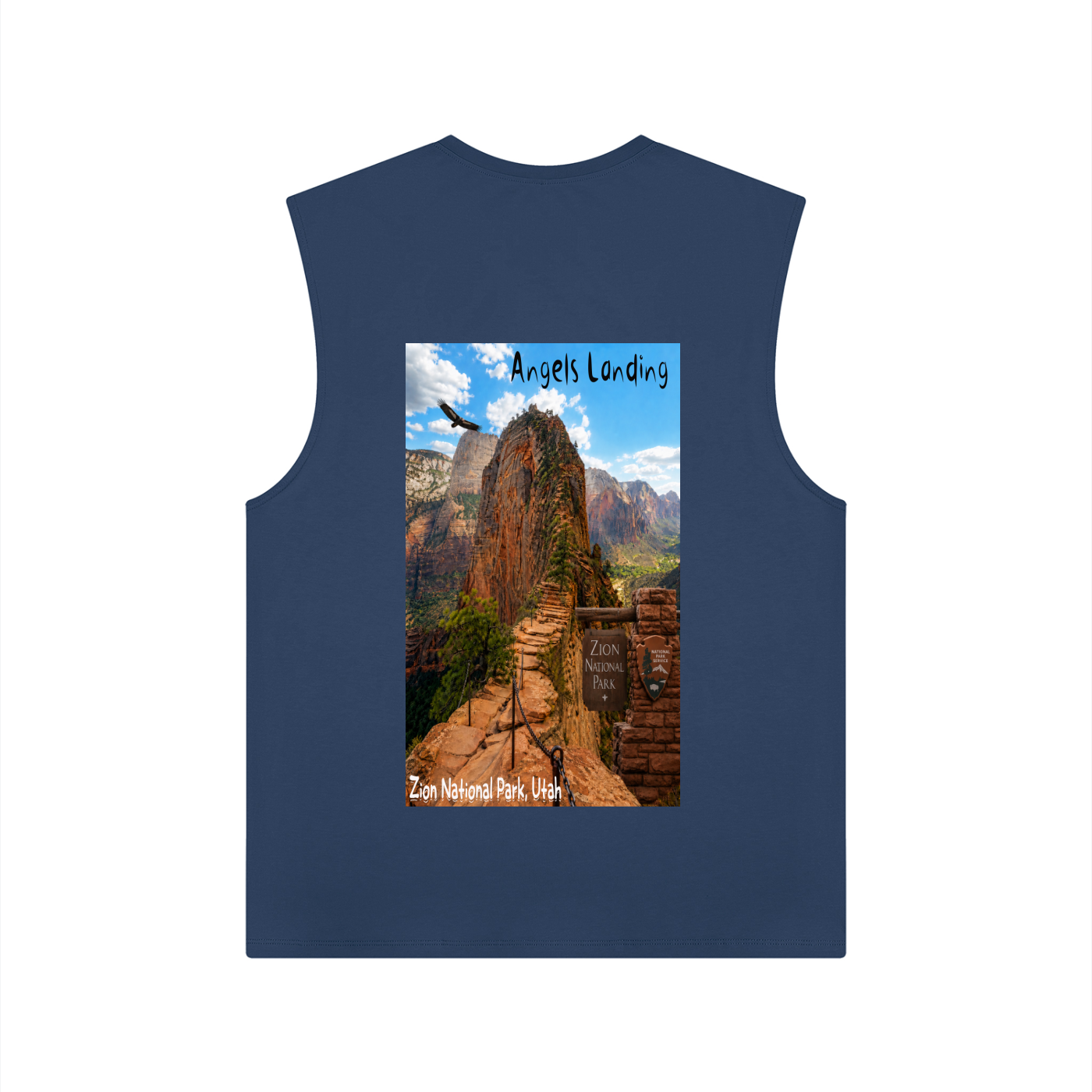 Angels Landing  |  I did'um National parks collection  |   Men's performance tank top
