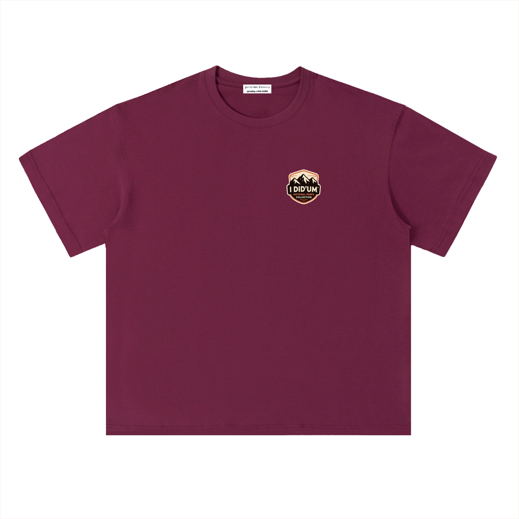 Angels Landing Badge of Honor Tee  |  "did it, conquered it, Survived it!!"  |  Male Silhouette  |     100%Cotton Tshirt