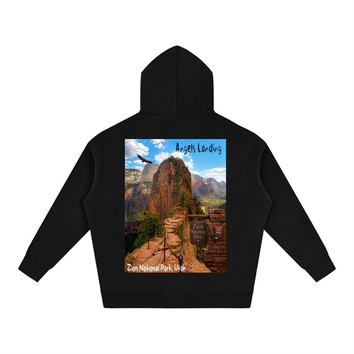 Angels Landing   |  I did'um National Parks Collection |  Oversize Fleeced Hoodie