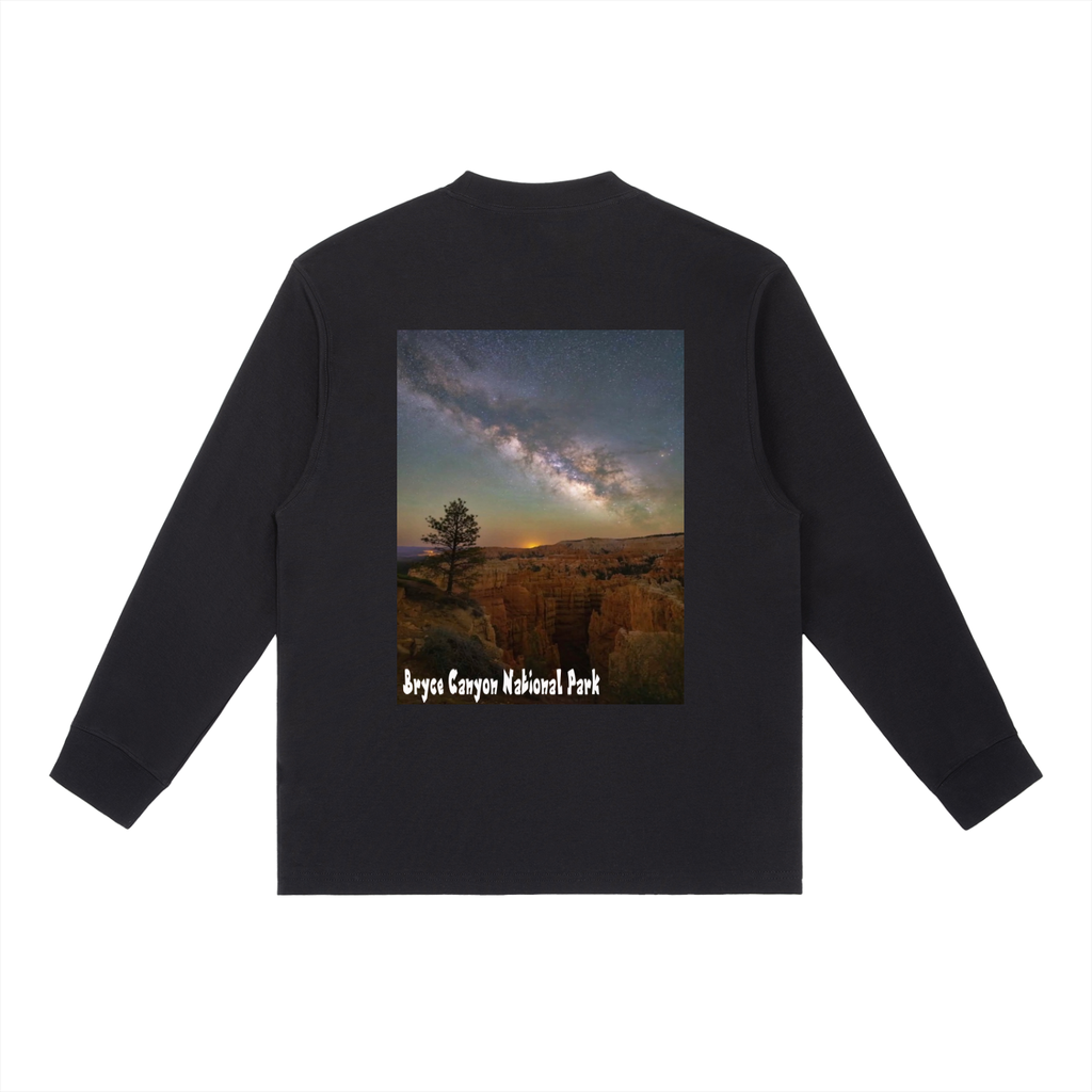Bryce Canyon Milky Way Long Sleeve T Shirt  |   National Parks Dark Sky Collection