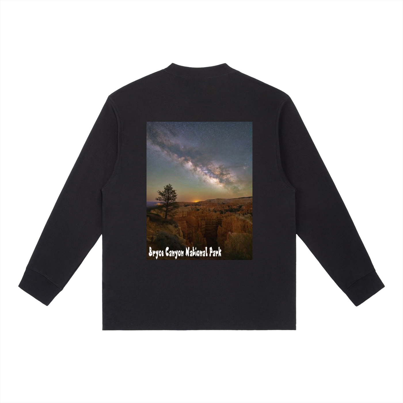 Bryce Canyon Milky Way Long Sleeve T Shirt  |   National Parks Dark Sky Collection