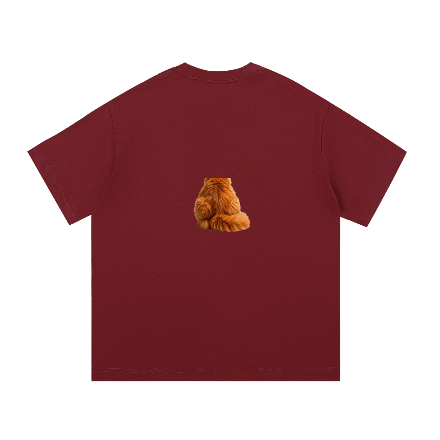 "Watcha Lookin' @!!" Custom Graphic T-Shirt | Slinky-Eye Orange Persian Cat