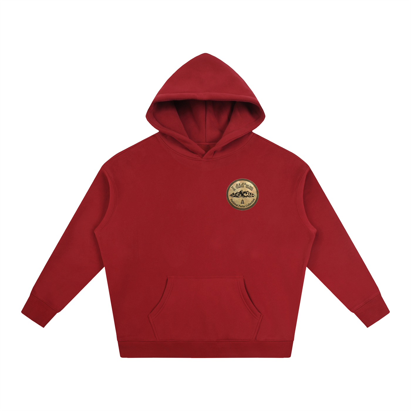 Angels Landing |  I did'um National Parks Collection  |  Oversize Fleeced Zip Up Hoodie