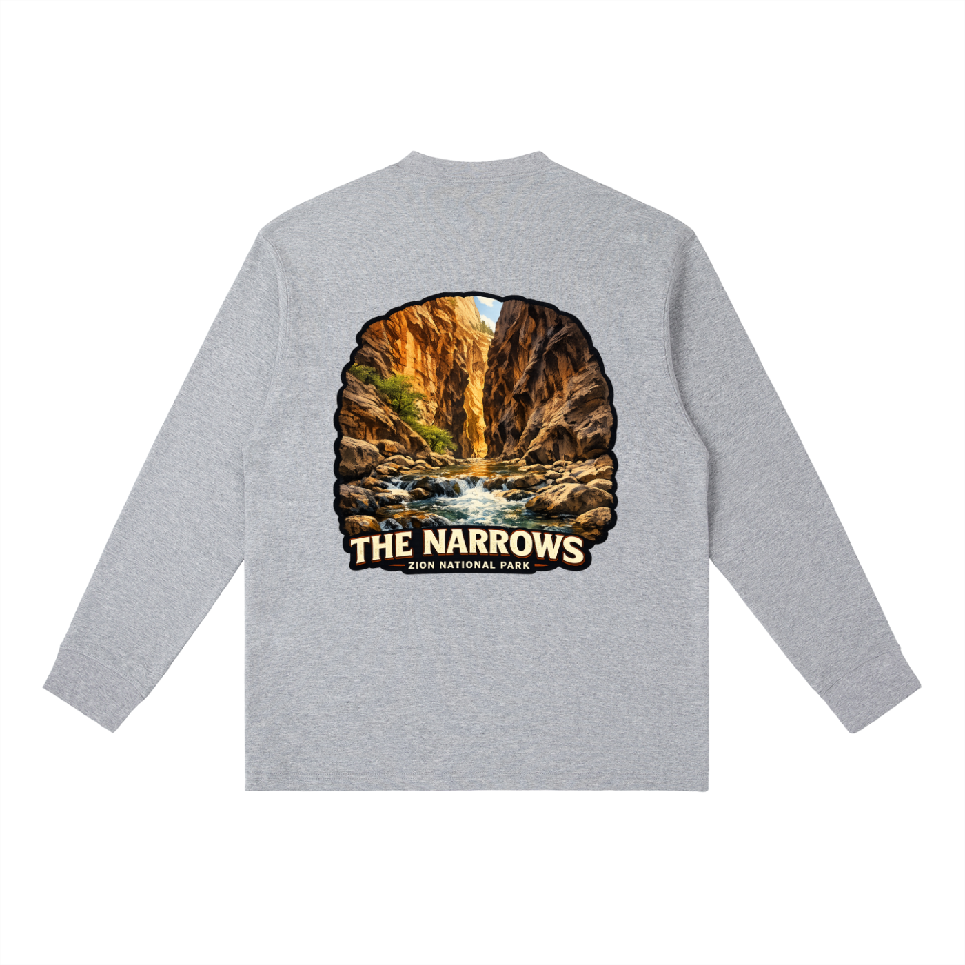The Narrows Zion National Park " I did'um" Unisex long sleeve T-Shirt   |    Zion hiking adventure Tee