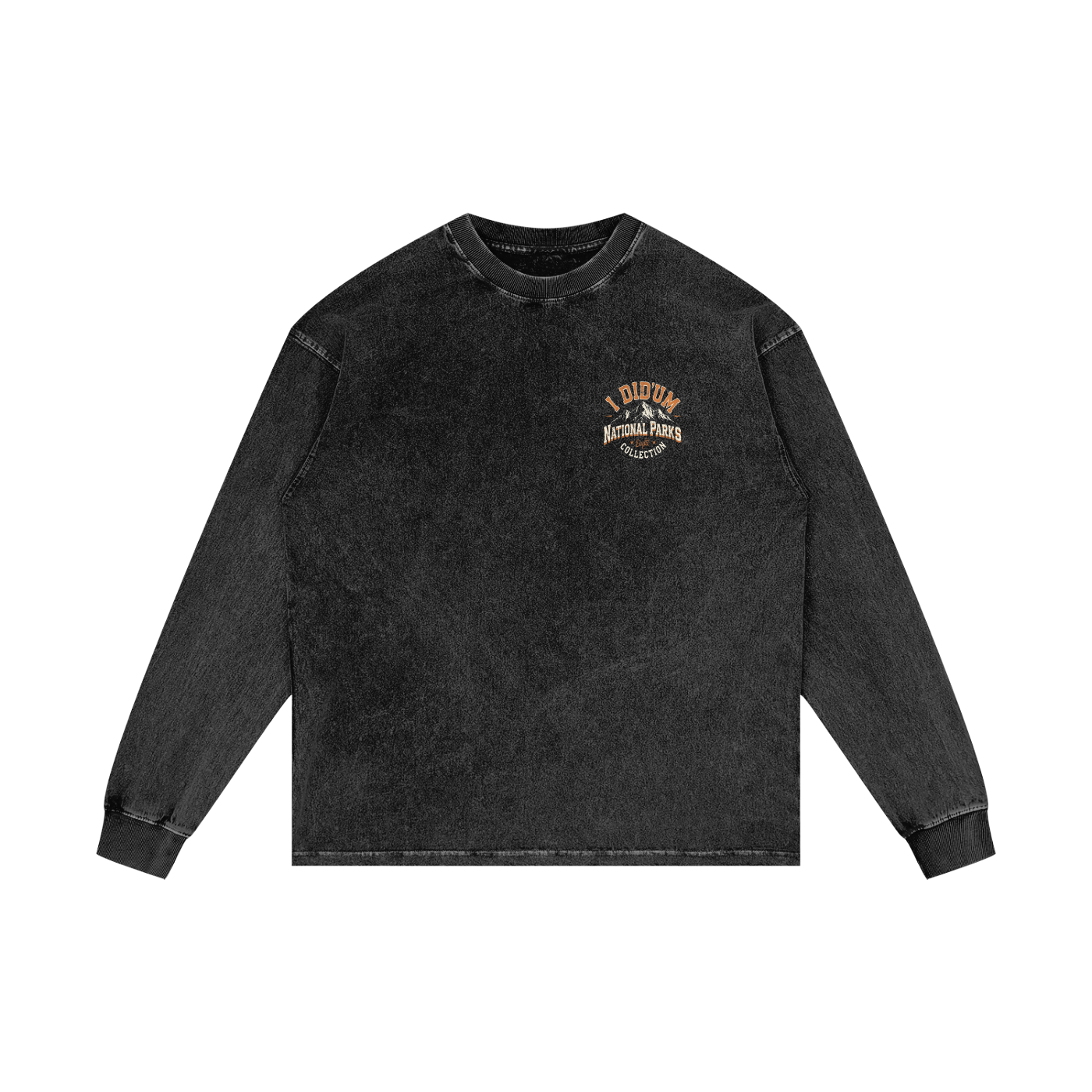 The Narrows  |  "I did'um"  National Parks Collection  |  Acid Wash Oversize Long Sleeve T-Shirt