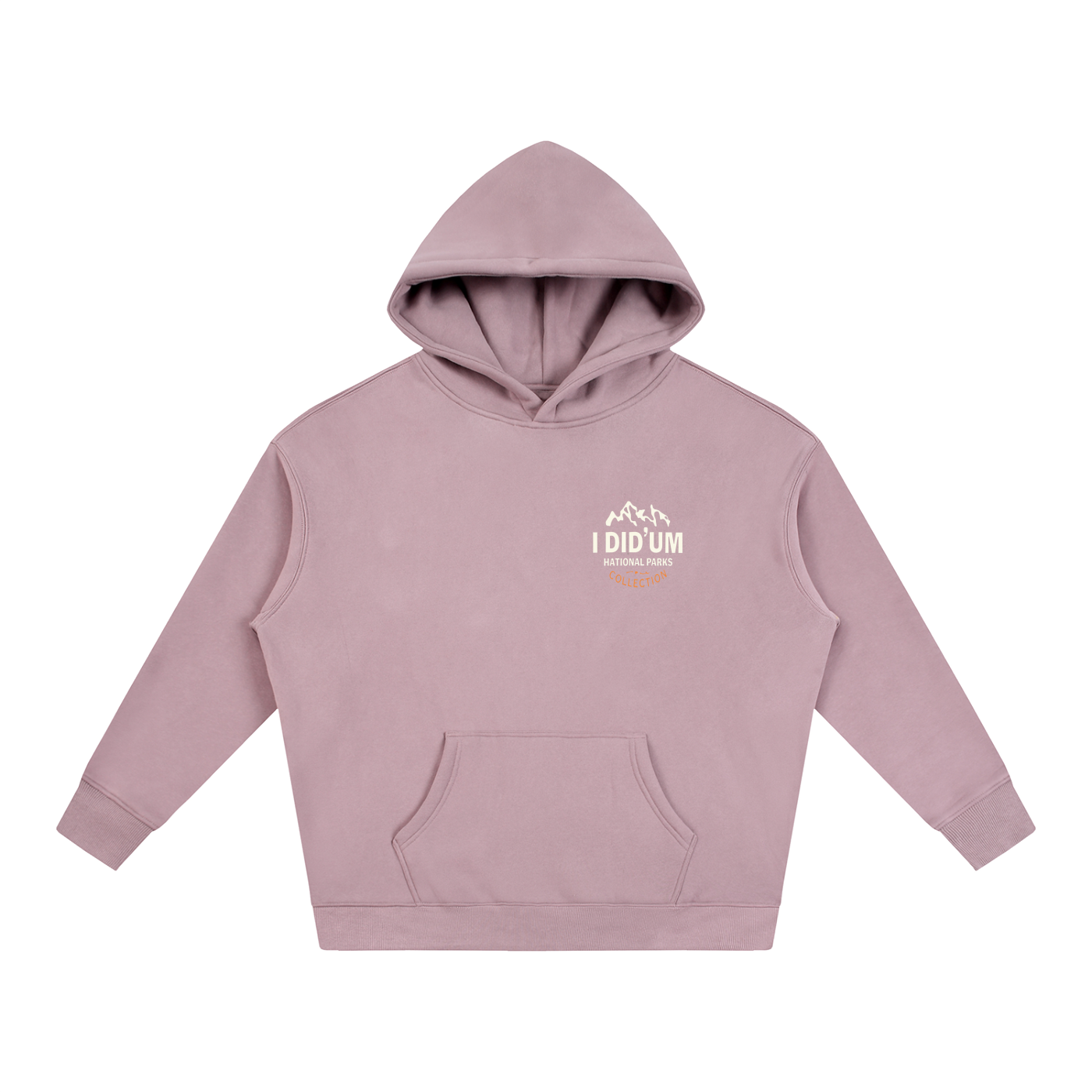 Angels Landing |  I did'um National Parks Collection  |  Oversize Fleeced Zip Up Hoodie
