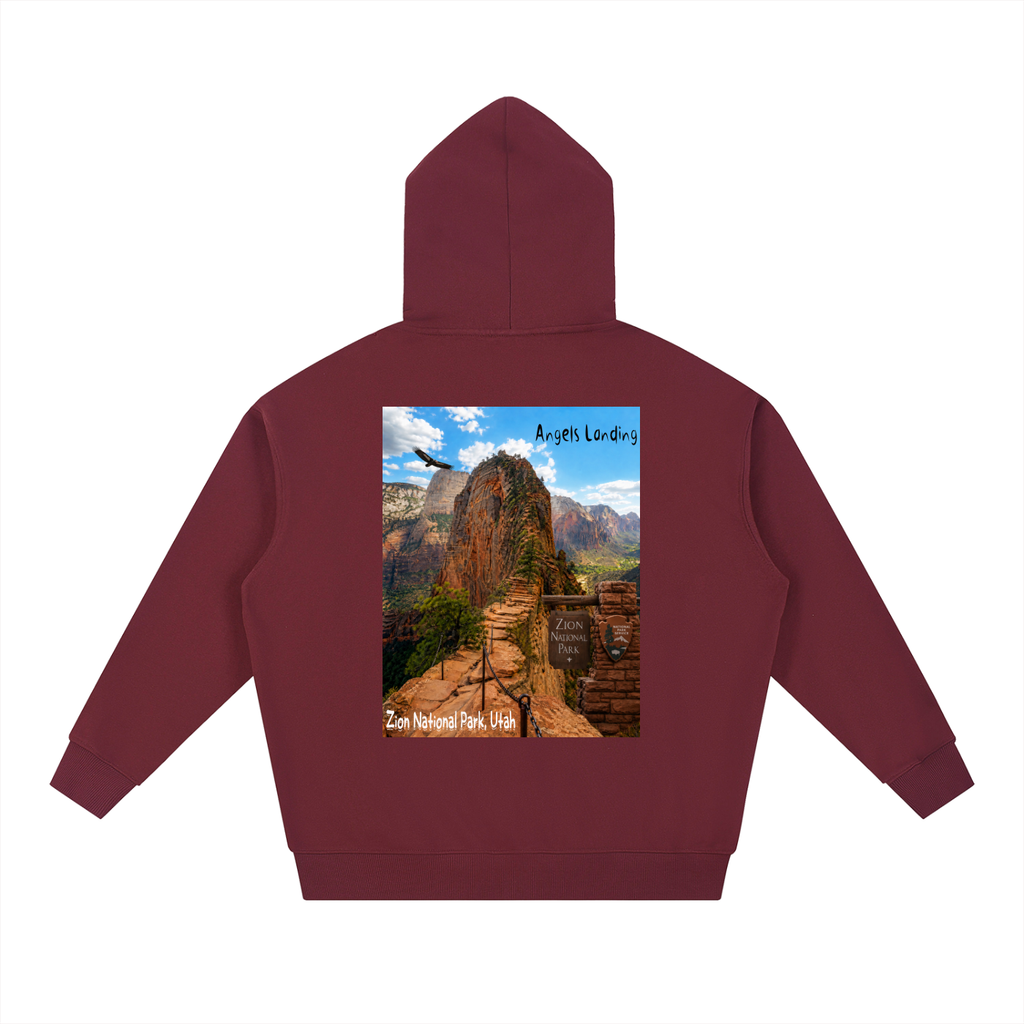 Angels Landing   |  I did'um National Parks Collection |  Essential Heavyweight Hoodie