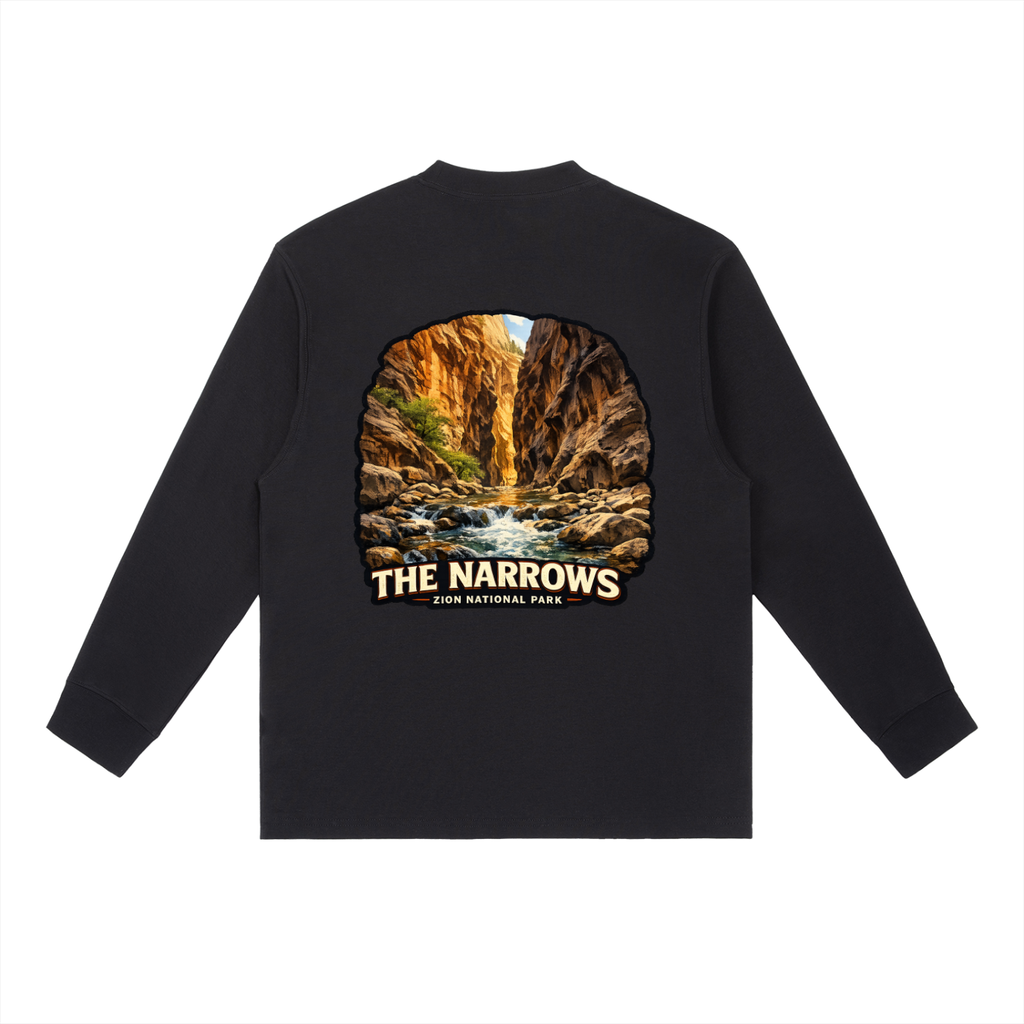 The Narrows Zion National Park " I did'um" Unisex long sleeve T-Shirt   |    Zion hiking adventure Tee