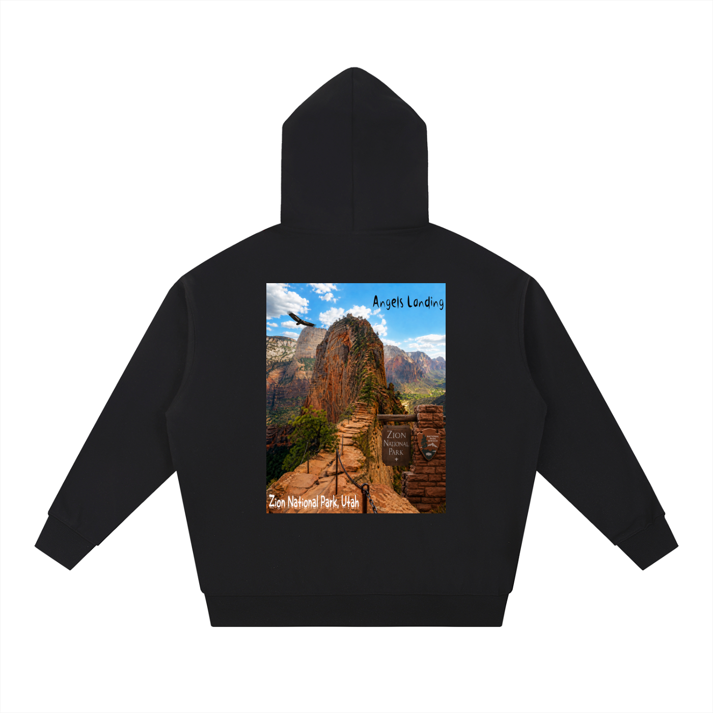 Angels Landing   |  I did'um National Parks Collection |  Essential Heavyweight Hoodie