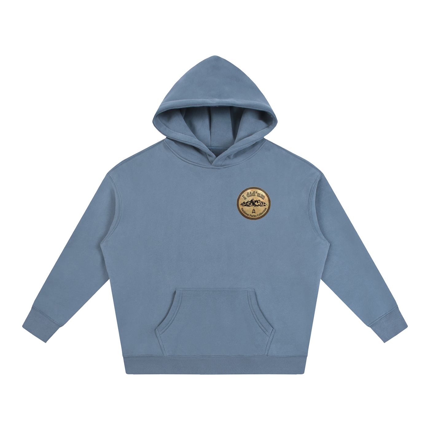 Angels Landing |  I did'um National Parks Collection  |  Oversize Fleeced Zip Up Hoodie