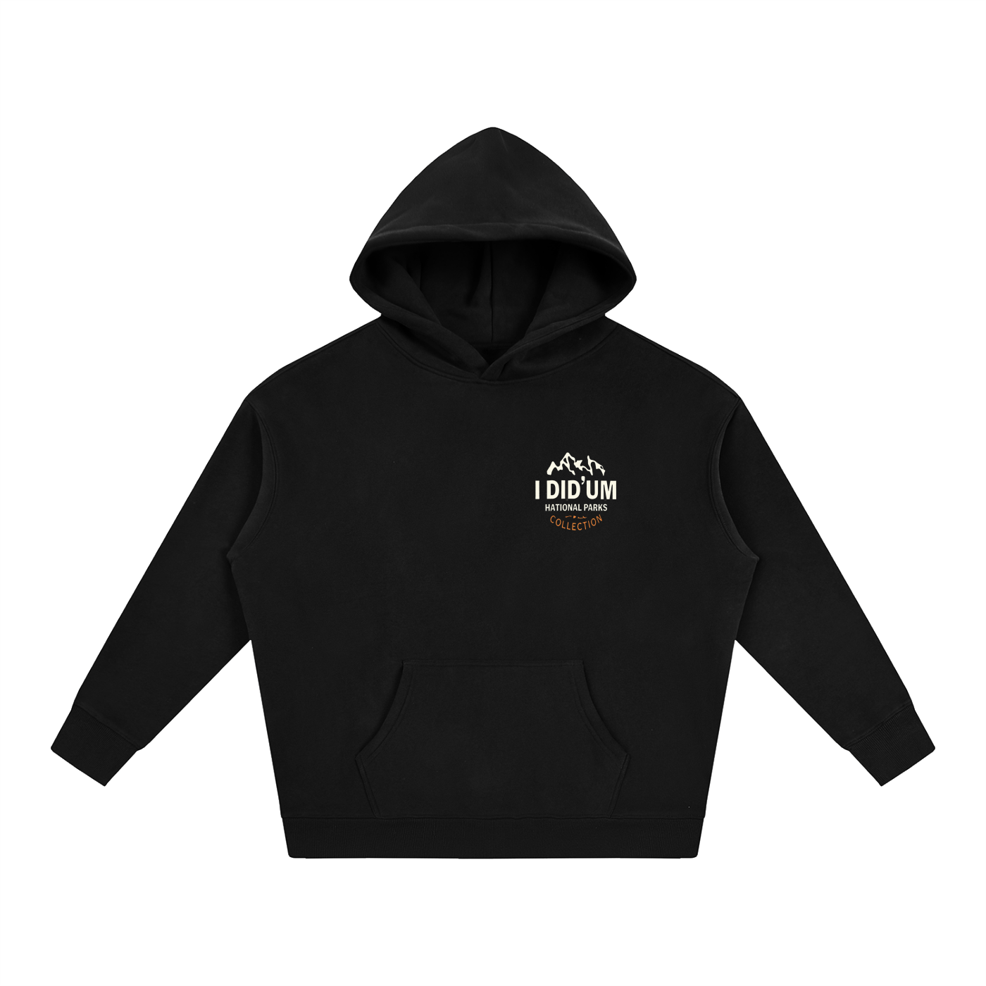 Angels Landing |  I did'um National Parks Collection  |  Oversize Fleeced Zip Up Hoodie
