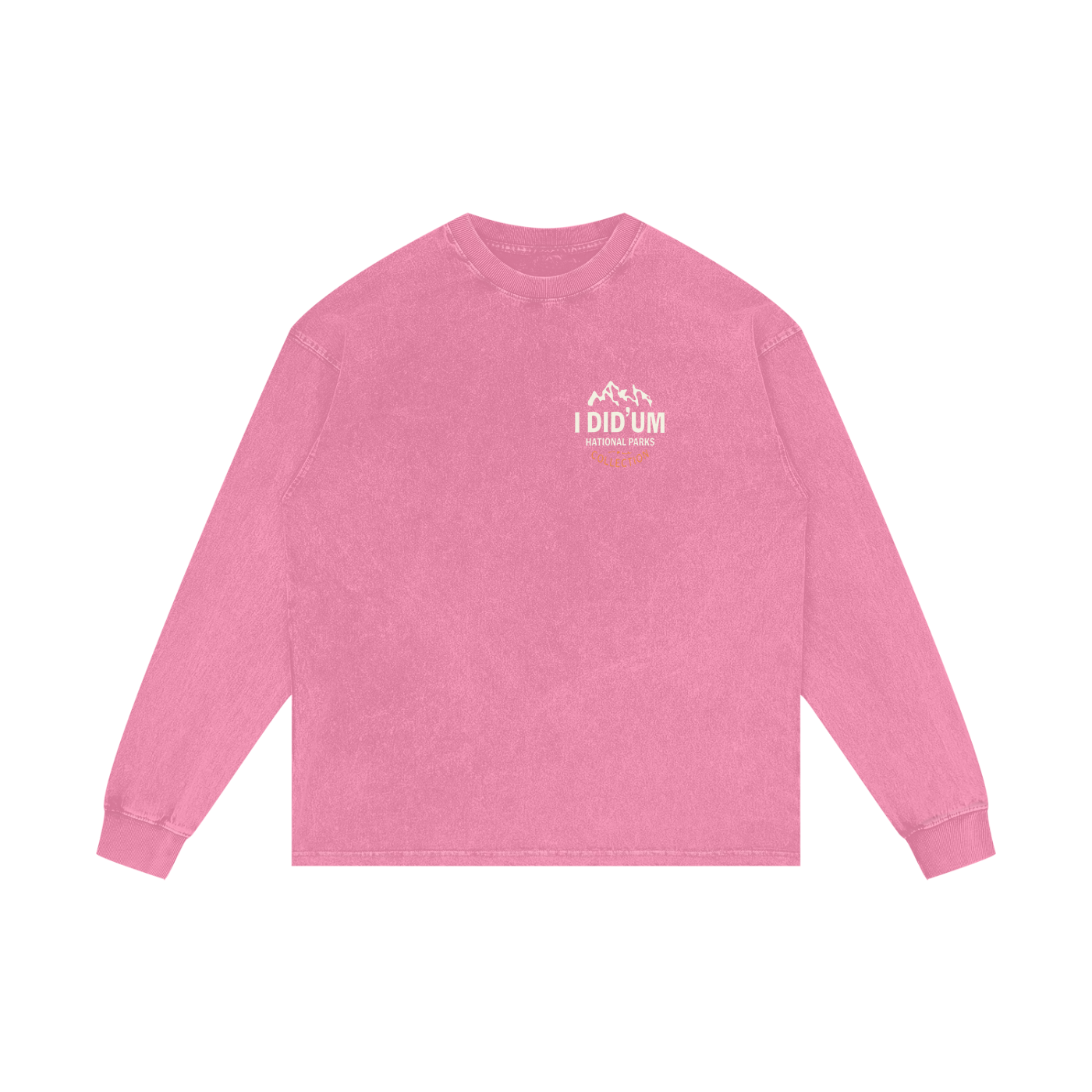 The Narrows  |  "I did'um"  National Parks Collection  |  Acid Wash Oversize Long Sleeve T-Shirt