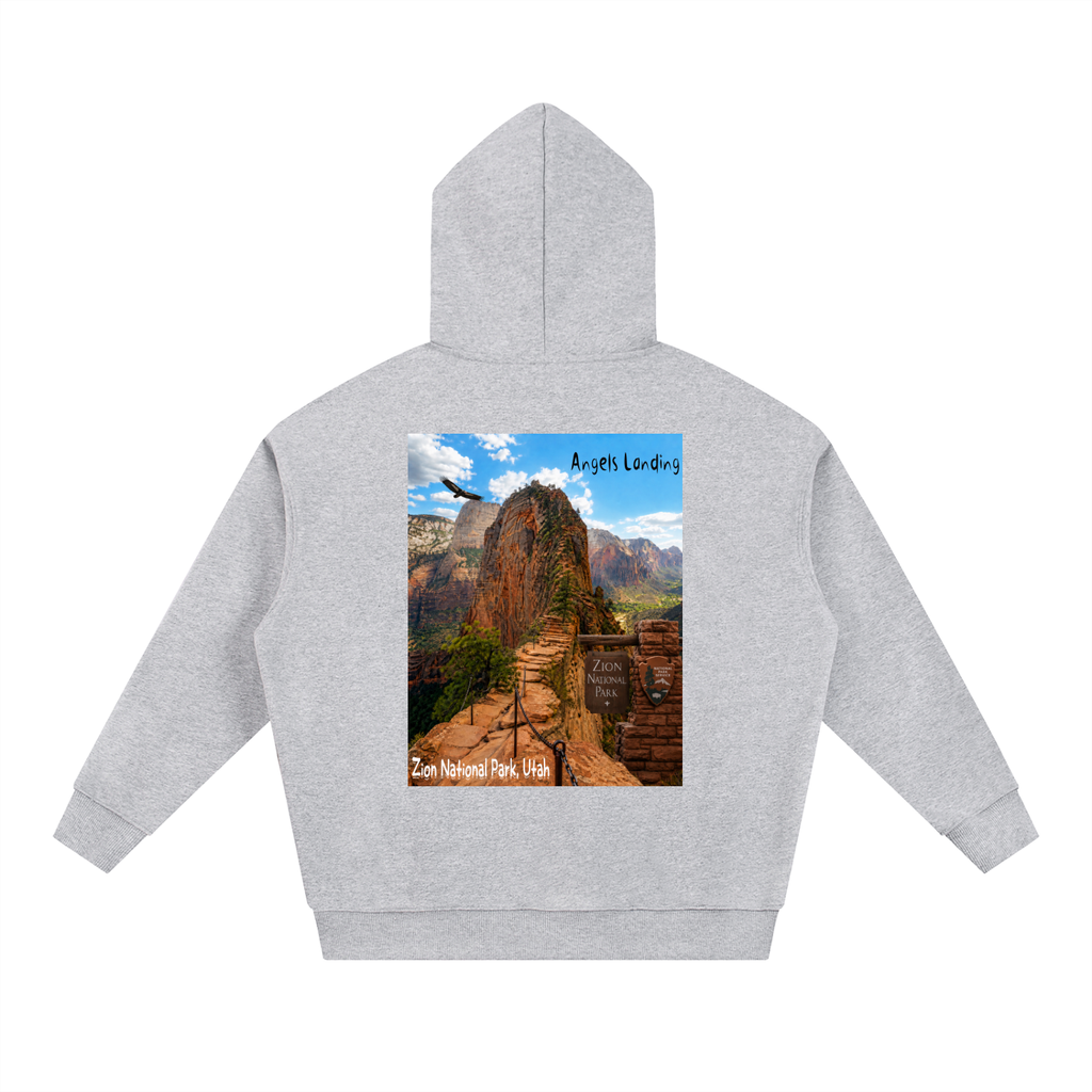 Angels Landing   |  I did'um National Parks Collection |  Essential Heavyweight Hoodie