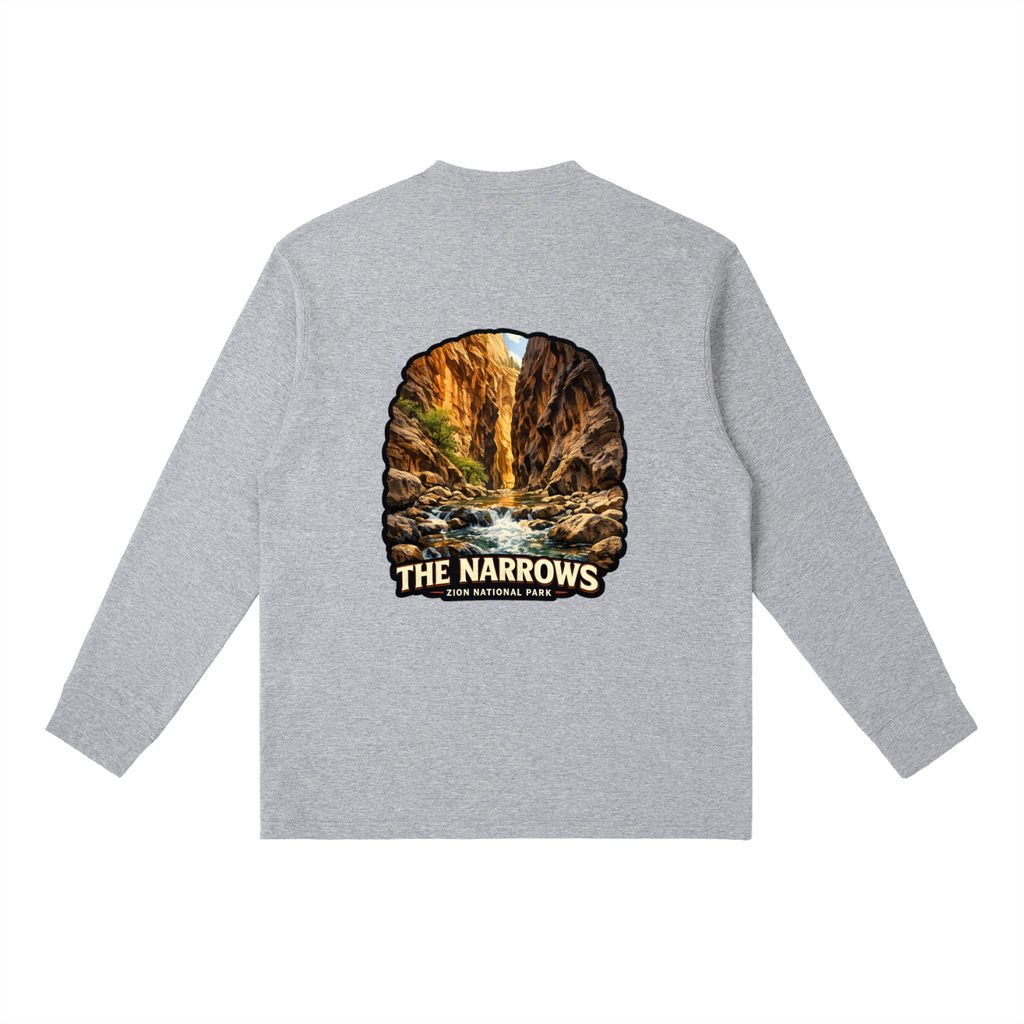The Narrows Zion National Park " I did'um" Unisex long sleeve T-Shirt   |    Zion hiking adventure Tee