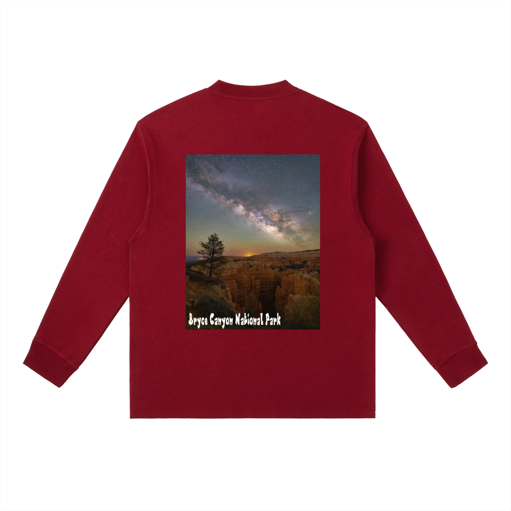 Bryce Canyon Milky Way Long Sleeve T Shirt  |   National Parks Dark Sky Collection