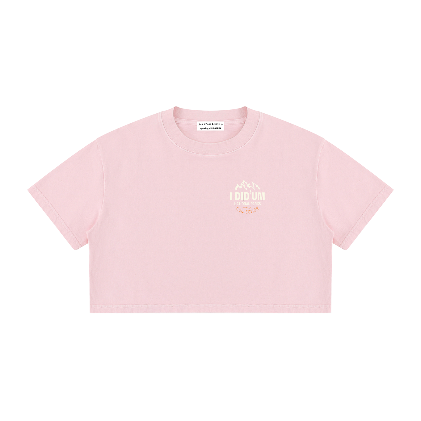 The Narrows  |  I did'um National Parks Collection  |  Women's Mineral Wash Cotton Crop T-Shirt