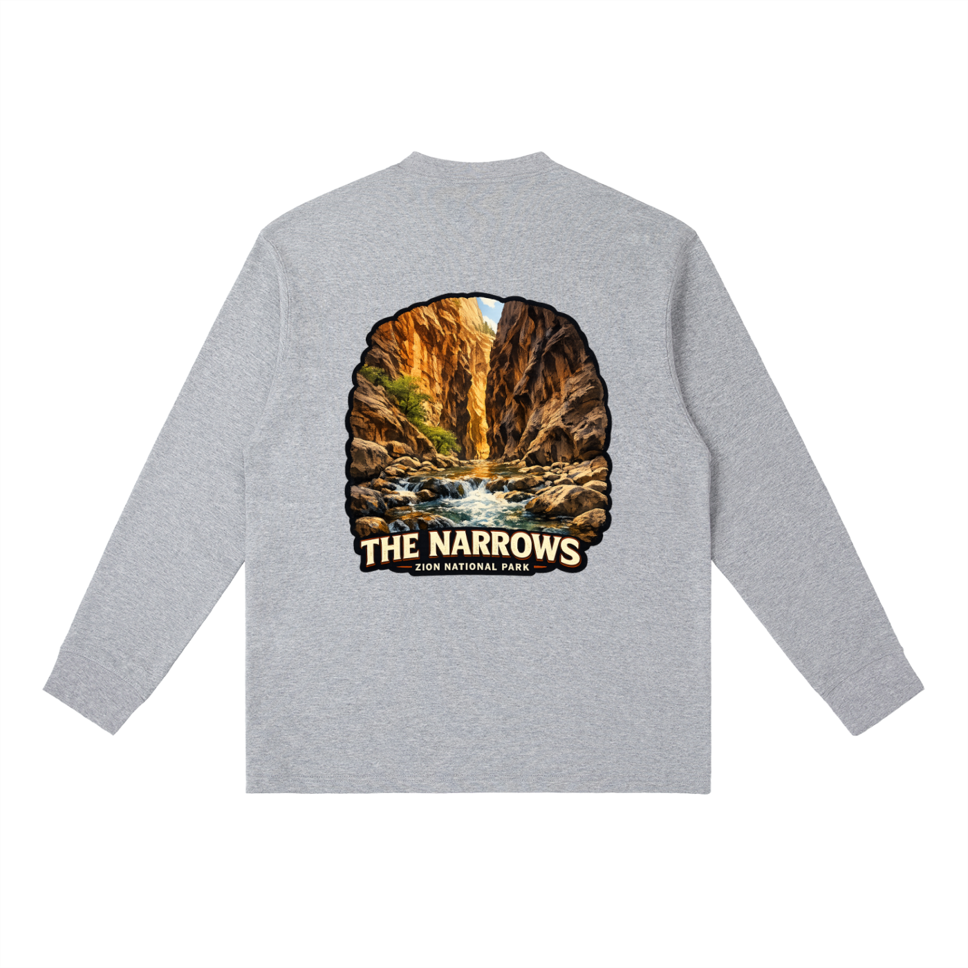 The Narrows Zion National Park " I did'um" Unisex long sleeve T-Shirt   |    Zion hiking adventure Tee