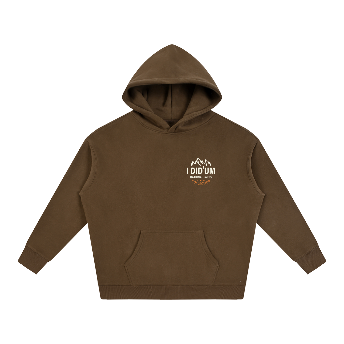 Angels Landing |  I did'um National Parks Collection  |  Oversize Fleeced Zip Up Hoodie